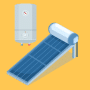illustration d'un chauffe eau solaire